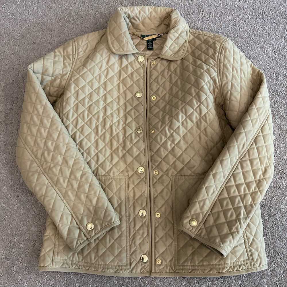 Ralph Lauren quilted coat - large